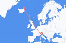 Flyreiser fra Firenze, Italia til Egilsstaðir, Island
