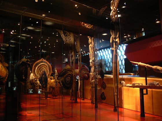 View of its African exhibits