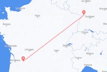 Flyg från Bergerac, Frankrike till Karlsruhe, Tyskland