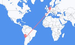 Flights from El Salvador, Chile to Metz, France