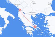 Vuelos de Atenas a Tirana