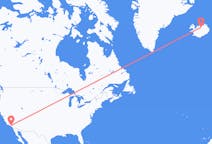 Flyrejser fra Los Angeles, USA til Akureyri, Island
