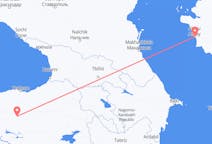 Flyreiser fra Aktau, til Erzincan