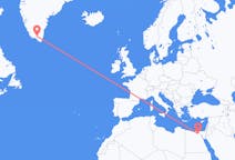 Flyg från Kairo, Egypten till Narsarsuaq, Grönland