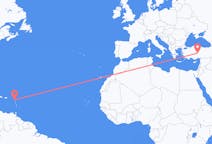 Flights from Antigua to Nevşehir