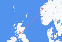 出发地 挪威出发地 Førde前往苏格兰的格拉斯哥的航班