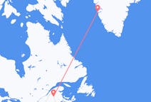 미국 프레스크 아일에서 출발해 그린란드 누크까지(으)로 가는 항공편