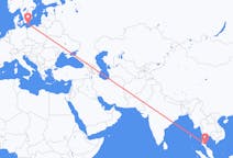 Flyreiser fra Nakhon Si Thammarat-provinsen, Thailand til Bornholm, Danmark