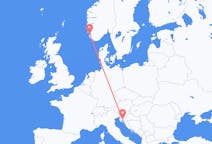 Flüge von Stavanger, Norwegen nach Rijeka, Kroatien