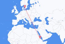 出发地 厄立特里亚出发地 阿斯马拉目的地 瑞典Angelholm的航班