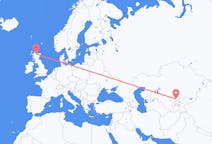 出发地 哈萨克斯坦出发地 奇姆肯特前往苏格兰的印威內斯的航班