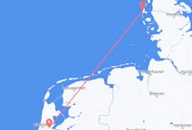 Flug frá Amsterdam, Hollandi til Westerland, Þýskalandi