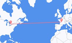 Flyg från Waterloo, Ontario, Kanada till Limoges, Frankrike