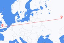 Flyreiser fra Kazan, Russland til Bristol, England