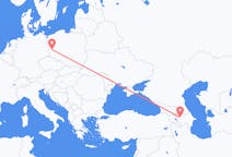 Flyreiser fra Gandsja, Aserbajdsjan til Zielona Góra, Polen