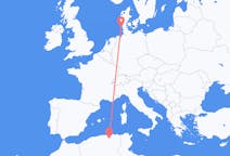 Flyg från Sétif, Algeriet till Westerland, Tyskland