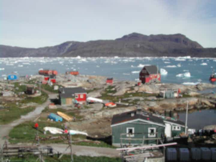 Flights from Nuuk, Greenland to Qeqertaq, Greenland