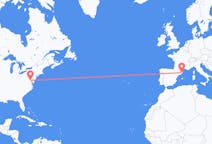 Flyreiser fra Washington D. C. , USA, til Girona, USA