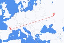Flights from Voronezh, Russia to Toulouse, France