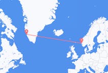 Flights from Nuuk to Stord