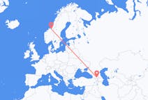 Flights from Tbilisi, Georgia to Trondheim, Norway