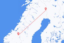 Loty z miasta Pajala do miasta Røros