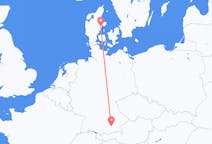 Flyreiser fra München, til Aarhus