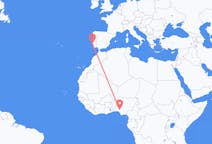 Flyg från Akure, Nigeria till Lissabon, Portugal