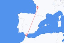 Flyreiser fra Tétouan, Marokko til Bordeaux, Frankrike