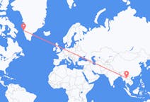 出发地 泰国清萊省目的地 格陵兰西西缪特的航班