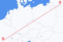 Vluchten van Clermont-Ferrand naar Vilnius