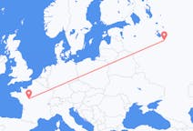 Flights from Yaroslavl, Russia to Tours, France