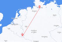 Vluchten van Luxemburg, Luxemburg naar Hamburg, Duitsland