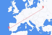 Flyreiser fra Lisboa, Portugal til Minsk, Hviterussland