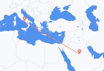 Flyreiser fra Al Qasim (provins), til Napoli