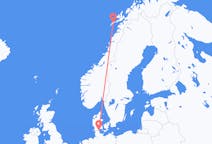 Flyg från Sønderborg, Danmark till Leknes, Norge