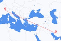 Flüge von Schiras, der Iran nach Genf, die Schweiz