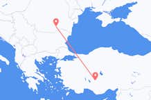 Flyreiser fra Konya, Tyrkia til București, Romania
