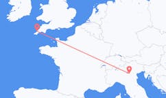 Flyrejser fra Newquay, England til Verona, Italien