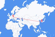 Flights from Fukuoka in Japan to Linz in Austria