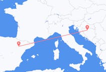 Flyreiser fra Banja Luka, Bosnia-Hercegovina til Zaragoza, Spania