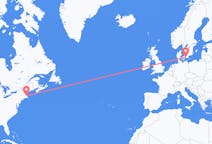 Flug frá Boston, Bandaríkjunum til Malmö, Svíþjóð