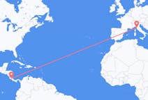 Flyreiser fra Tambor, Costa Rica til Pisa, Italia