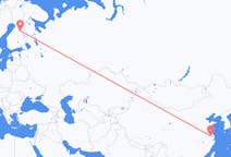 Flyrejser fra Changzhou, Kina til Kajaani, Finland