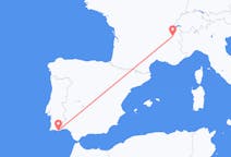 Flyg från Chambéry, Frankrike till Faro, Portugal