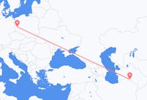 Flights from Ashgabat to Zielona Góra