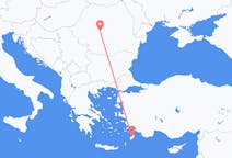 ルーマニアのから シビウ、ギリシャのへ ロドス島フライト