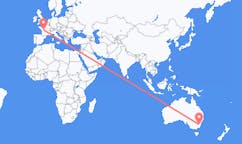出发地 澳大利亚出发地 堪培拉目的地 法国普瓦捷的航班