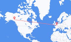 Flyrejser fra Whitehorse, Canada til Lille, Frankrig