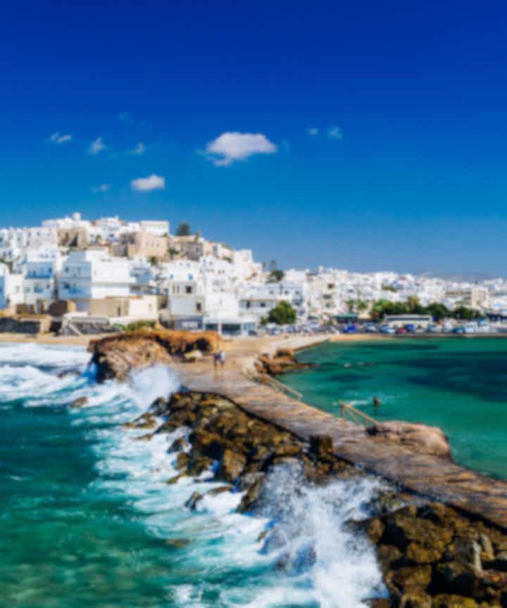Flights from Valletta in Malta to Naxos in Greece